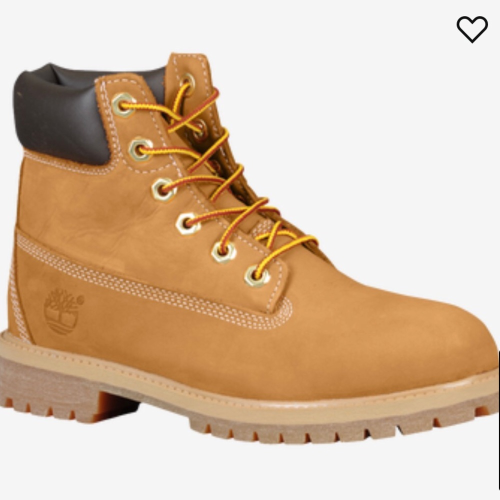 Big Kids Double Soled Timberlands -Chestnut